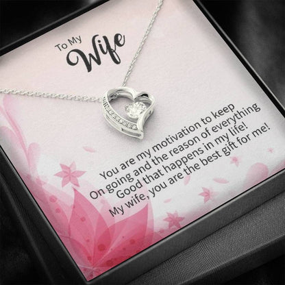 The Best Gift For Me Forever Love Necklace Gift For Wife