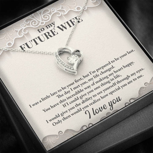 You Make My Heart Happy Forever Love Necklace For Wife