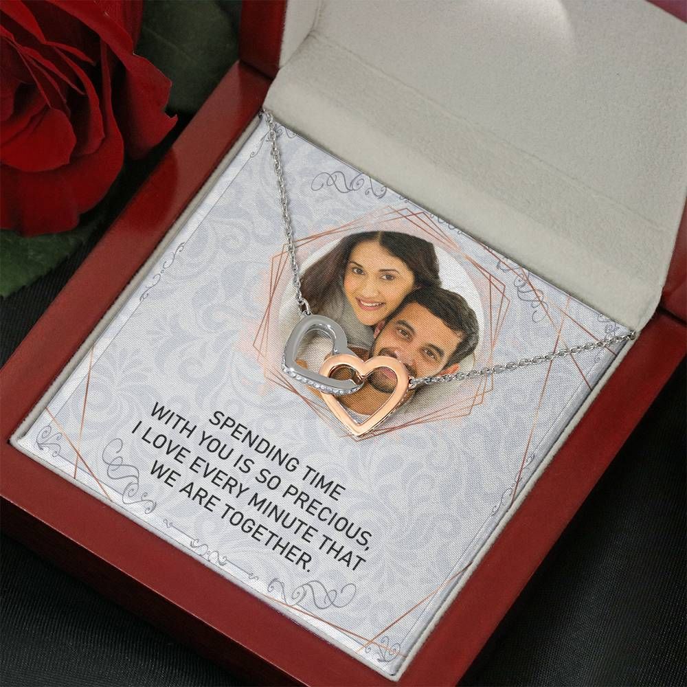 Spending Time With You Is So Precious Forever Love Necklace Gift For Her