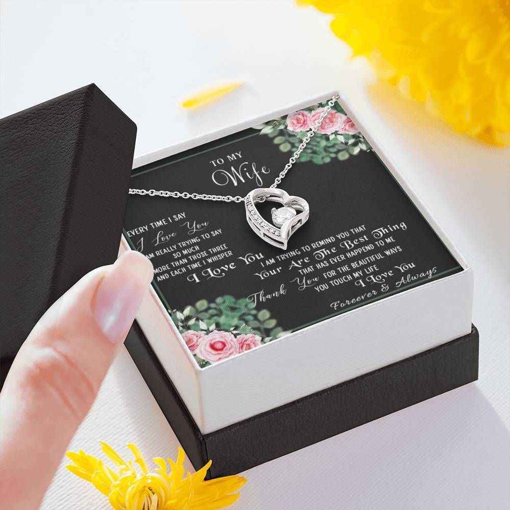 Thank For Everything Forever Love Necklace Gift For Wife