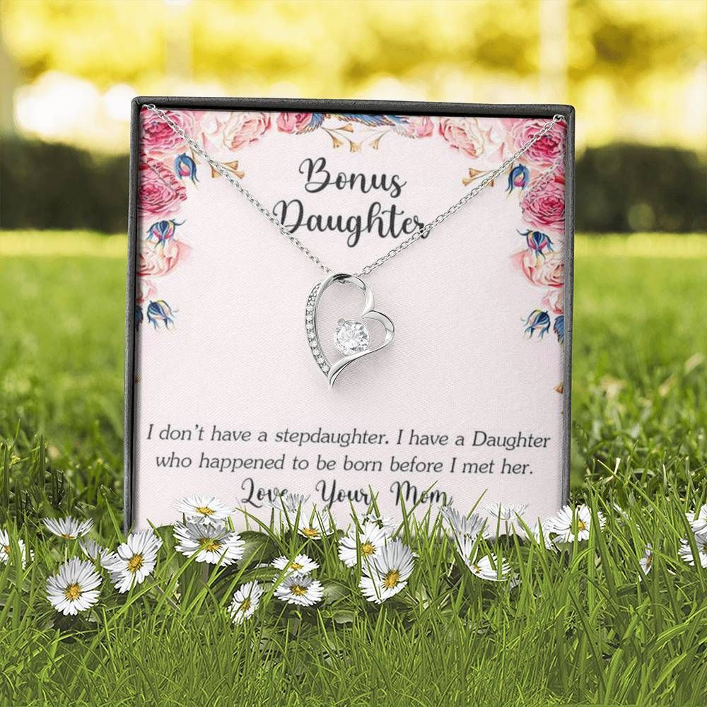 Before I Met Her Forever Love Necklace Gift For Daughter Bonus Daughter