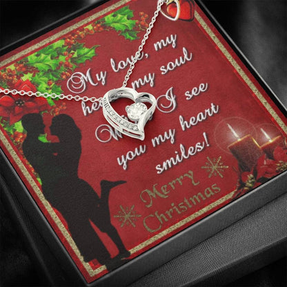 My Soul Christmas Couple Forever Love Necklace Gift For Love