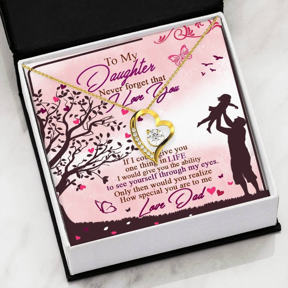 If I Could Give You One Thing Forever Love Necklace Gift For Daughter