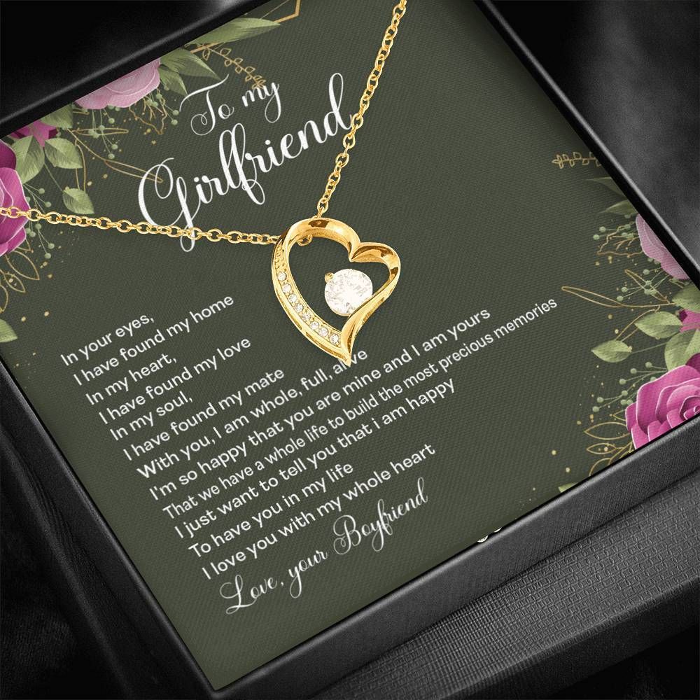 I've Found My Home In My Heart Forever Love Necklace Gift For Hers