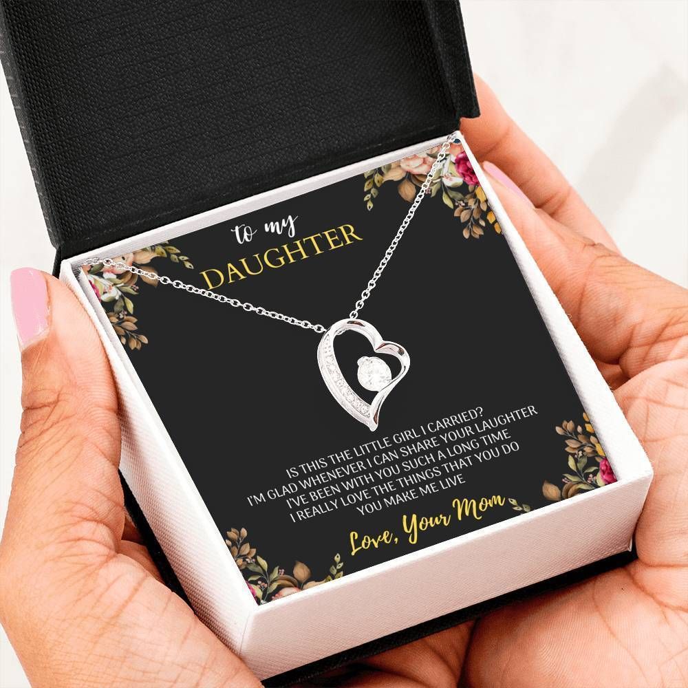 One Of My Favorite Chapter 14K White Gold Forever Love Necklace Gift For Daughter