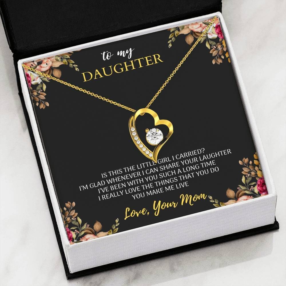 One Of My Favorite Chapter 14K White Gold Forever Love Necklace Gift For Daughter