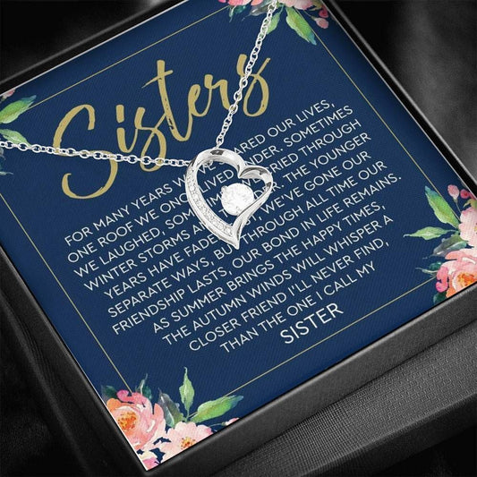 We've Shared Our Lives Forever Love Necklace Gift For Sisters