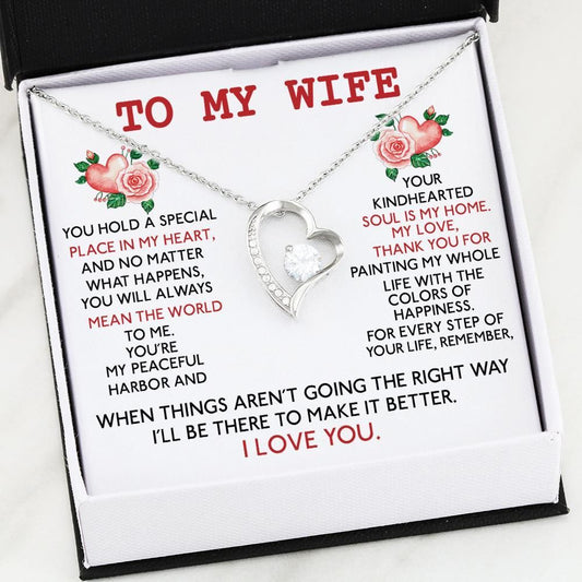 You Hold A Special Place In My Heart Gift For Wife Forever Love Necklace