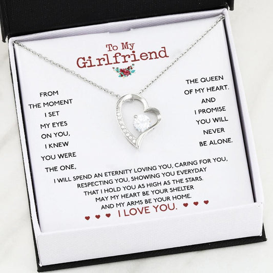 You Will Never Be Alone Gift For Girlfriend Forever Love Necklace