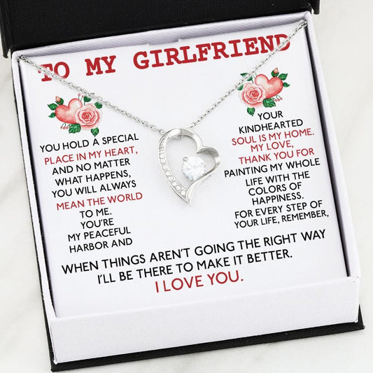 I'll Be There To Make It Better Gift For Girlfriend Forever Love Necklace