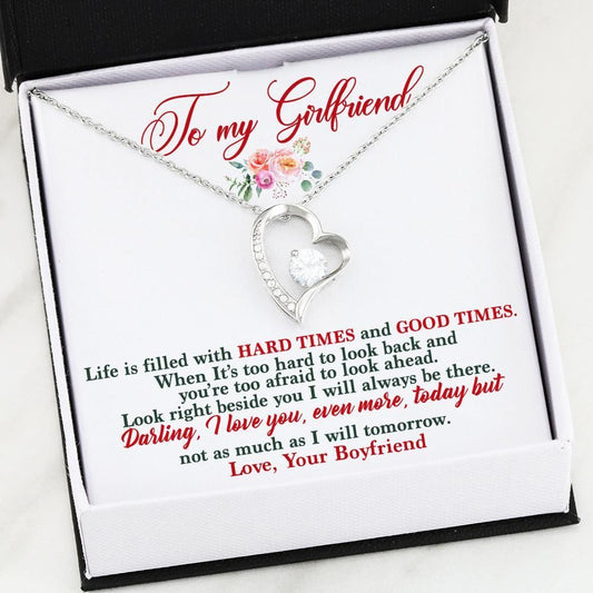 Gift For Girlfriend I Love You Even More Today Forever Love Necklace