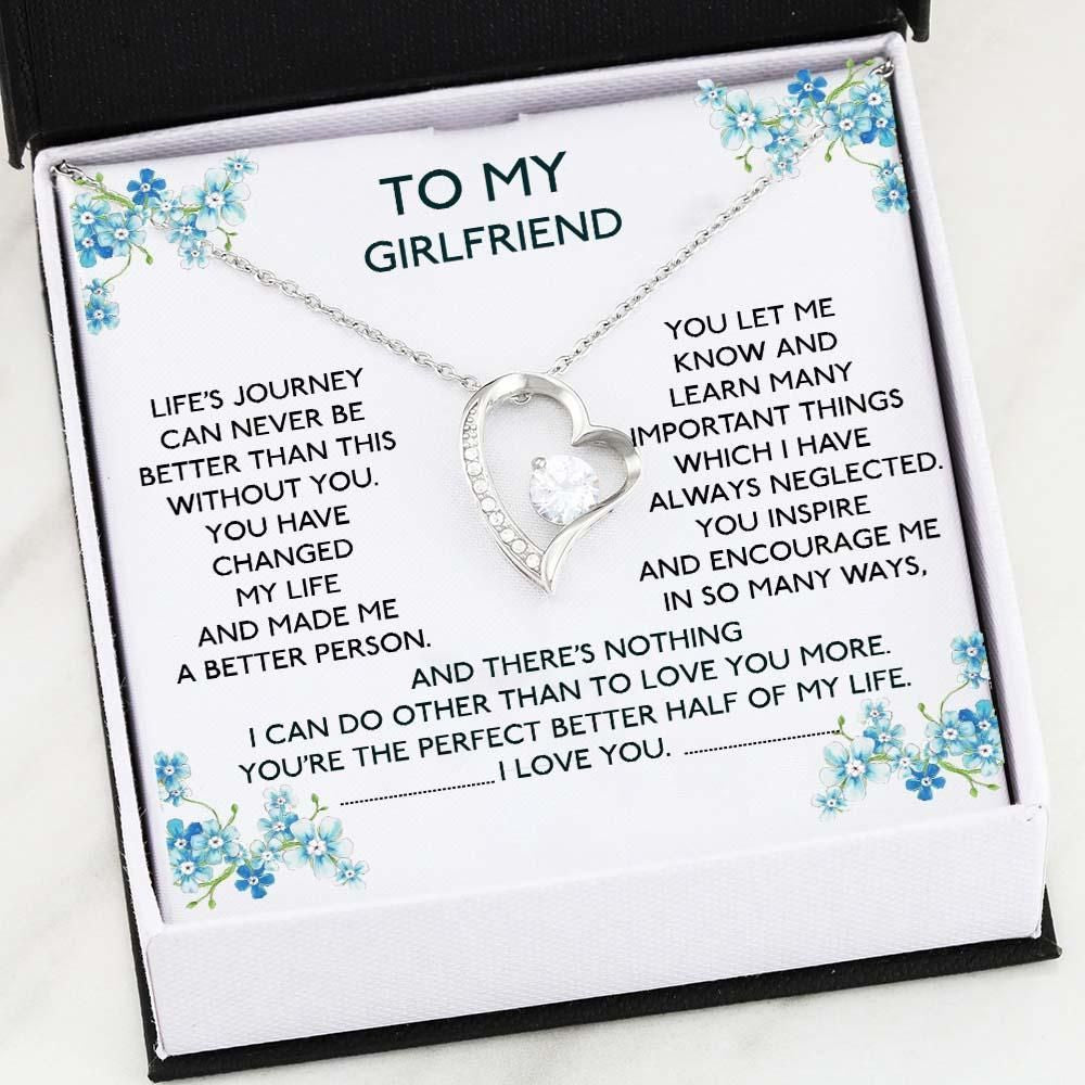 You Inspire And Encourage Me In So Many Ways Gift For Girlfriend Forever Love Necklace