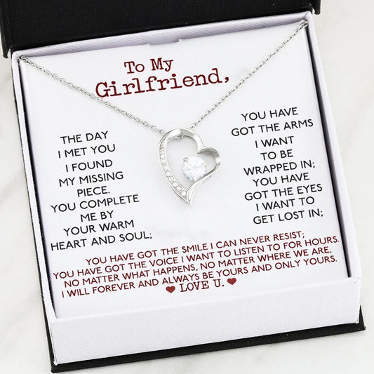 Gift For Girlfriend You Complete Me By Your Warm Forever Love Necklace