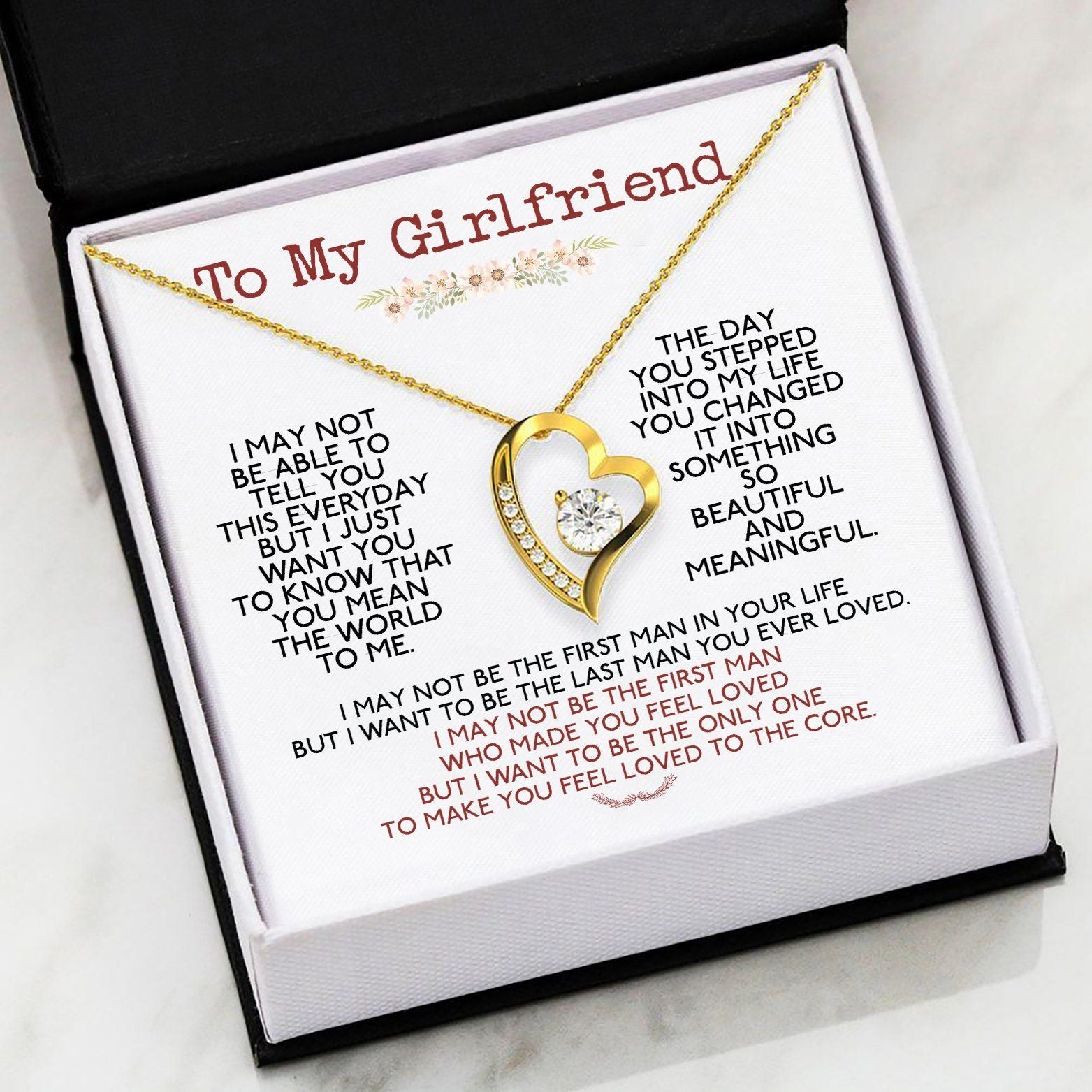 You Feel Loved To The Come Gift For Girlfriend Forever Love Necklace