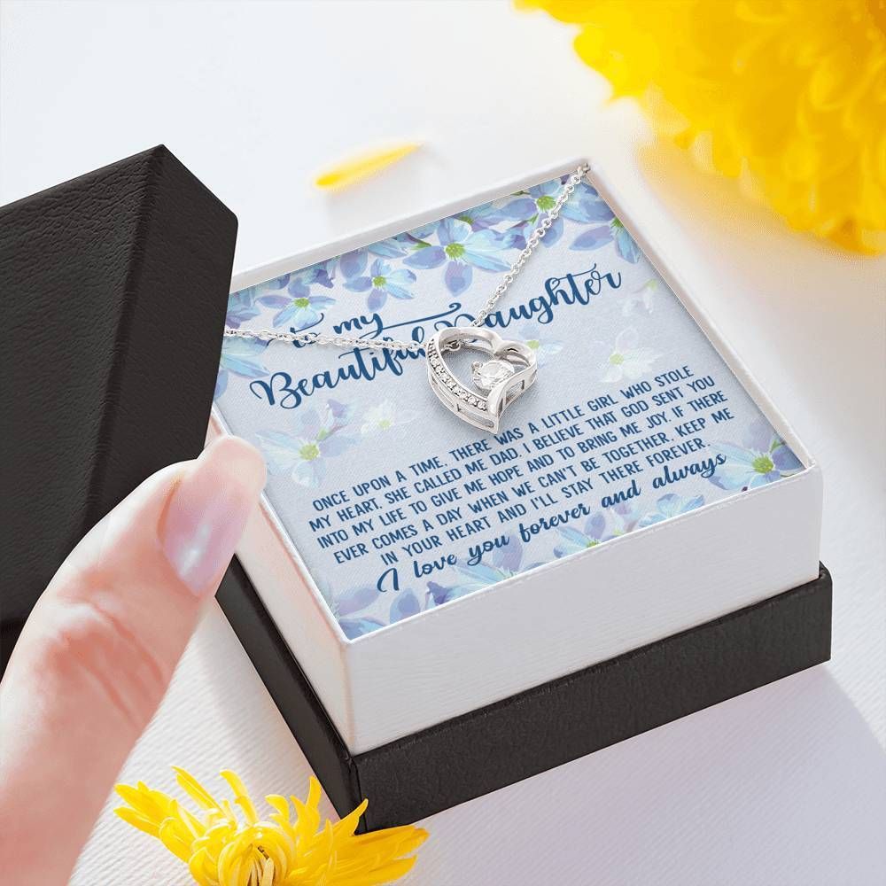 Love You Forever Flower Garden Forever Love Necklace Gift For Daughter