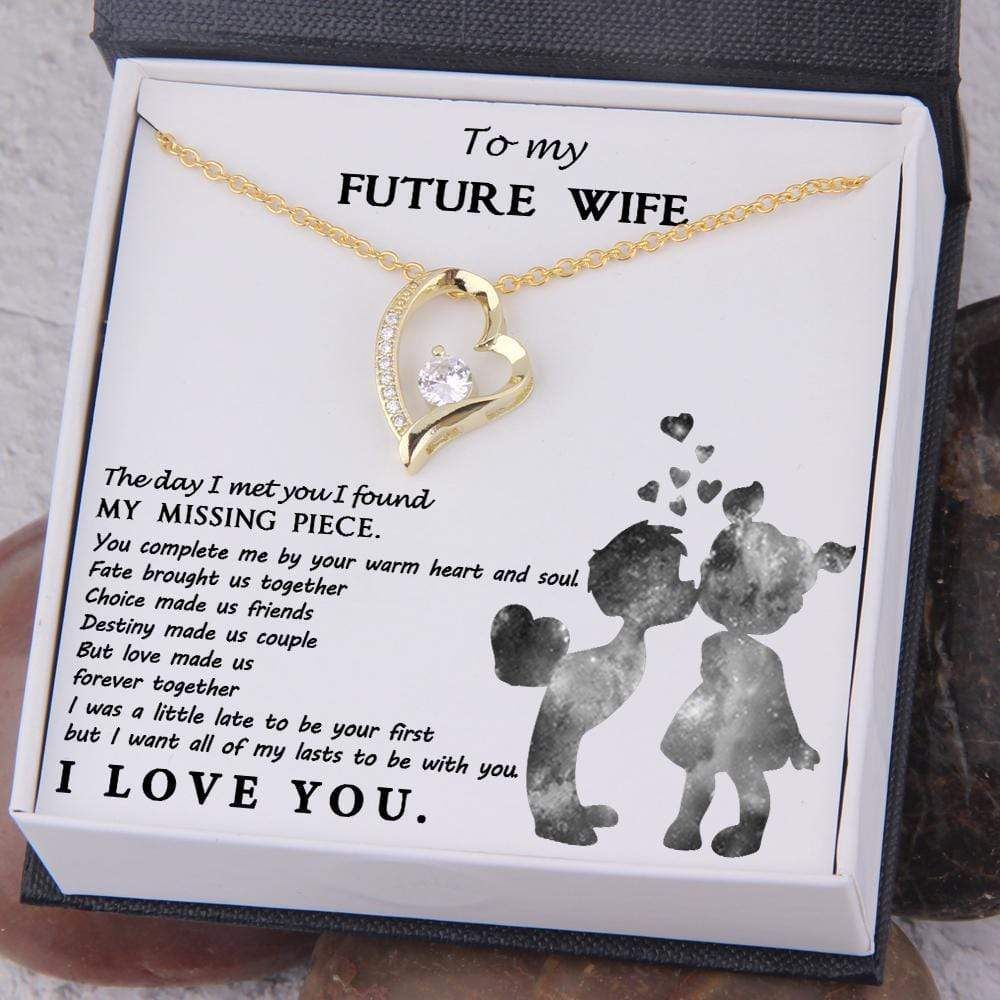 Love Made Us Forever Together Gift For Wife Future Wife Forever Love Necklace