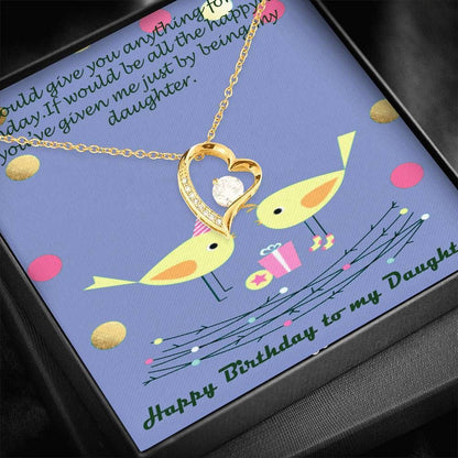 I Will Give You Everything Forever Love Necklace Birthday Gift For Daughter