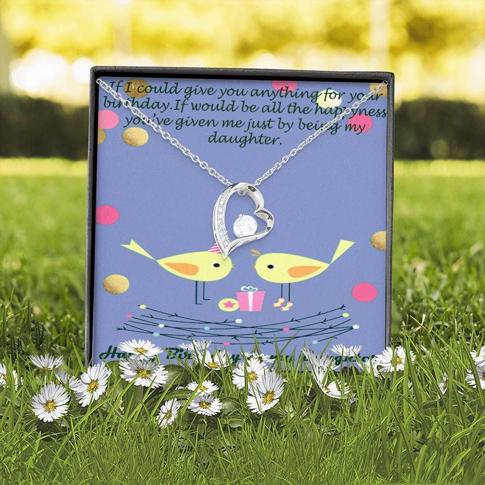 I Will Give You Everything Forever Love Necklace Birthday Gift For Daughter