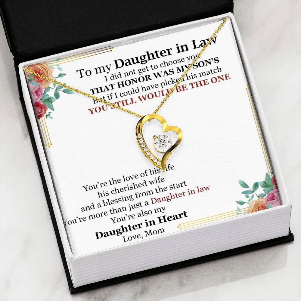 You Still Would Be The One Forever Love Necklace Gift For Daughter In Law