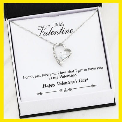 I Get To Have You On My Valentine Forever Love Necklace Gift For Her