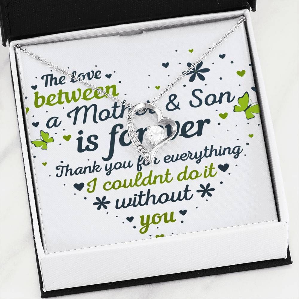 The Love Between Mom And Son Forever Love Necklace Gift For Mom Mama