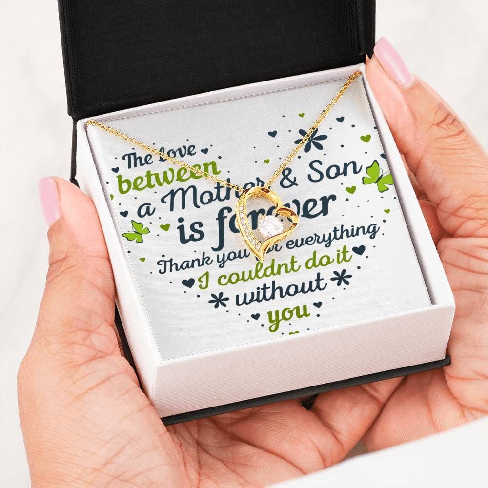 The Love Between Mom And Son Forever Love Necklace Gift For Mom Mama