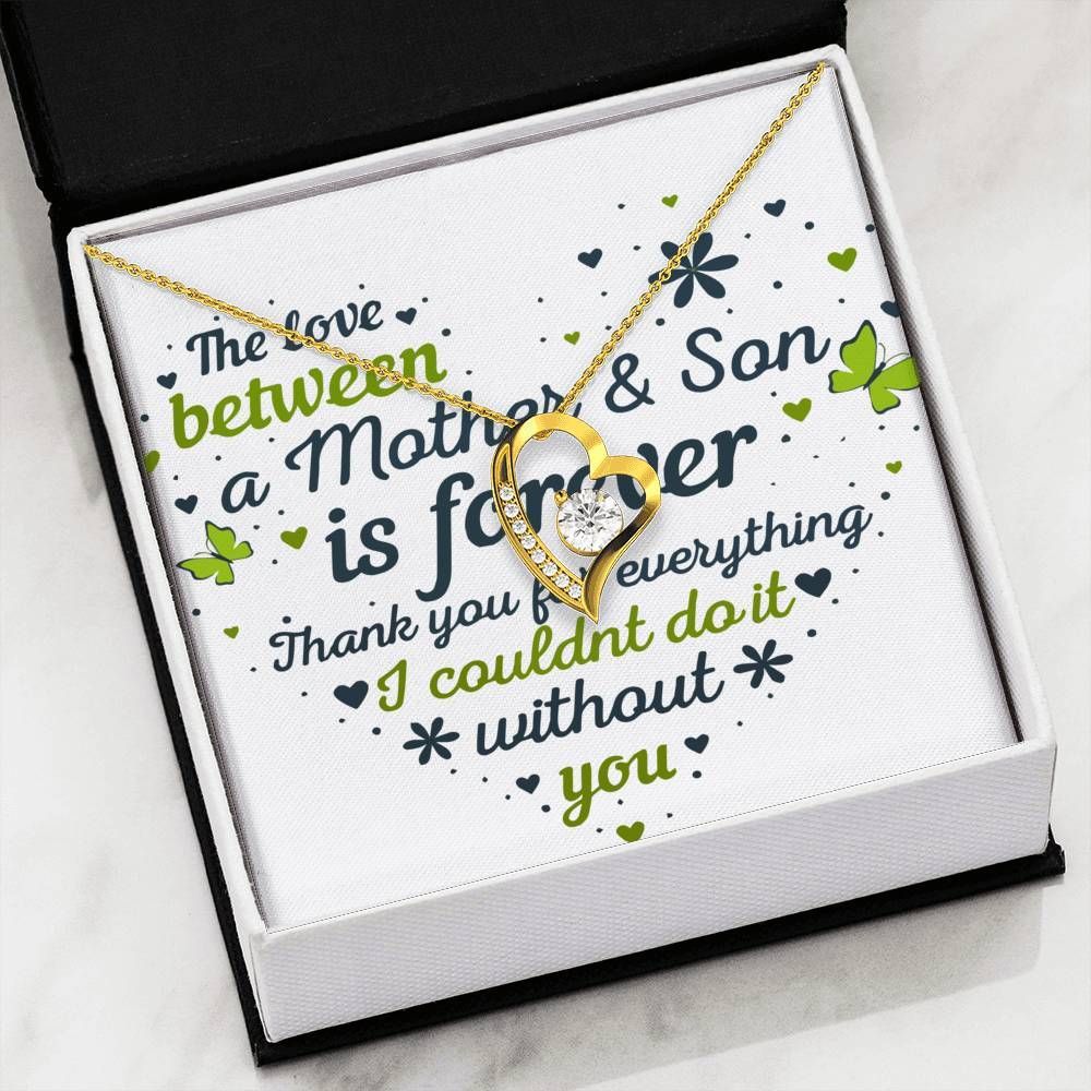 The Love Between Mom And Son Forever Love Necklace Gift For Mom Mama