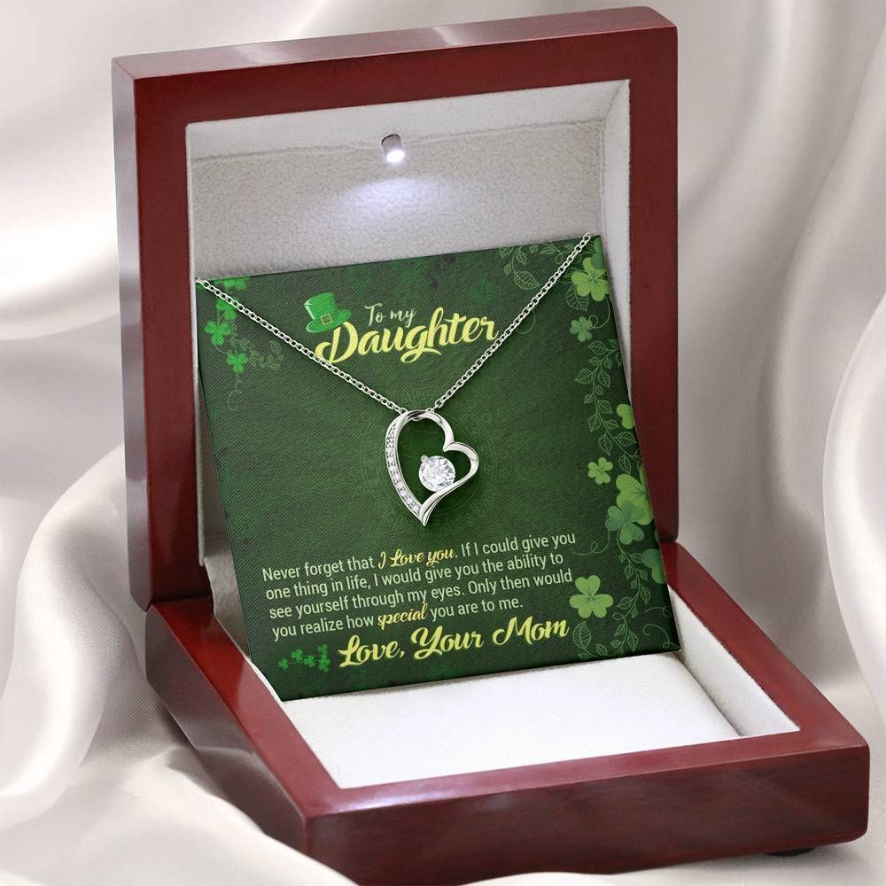 How Special You Are St Patrick's Day Forever Love Necklace Gift For Daughter