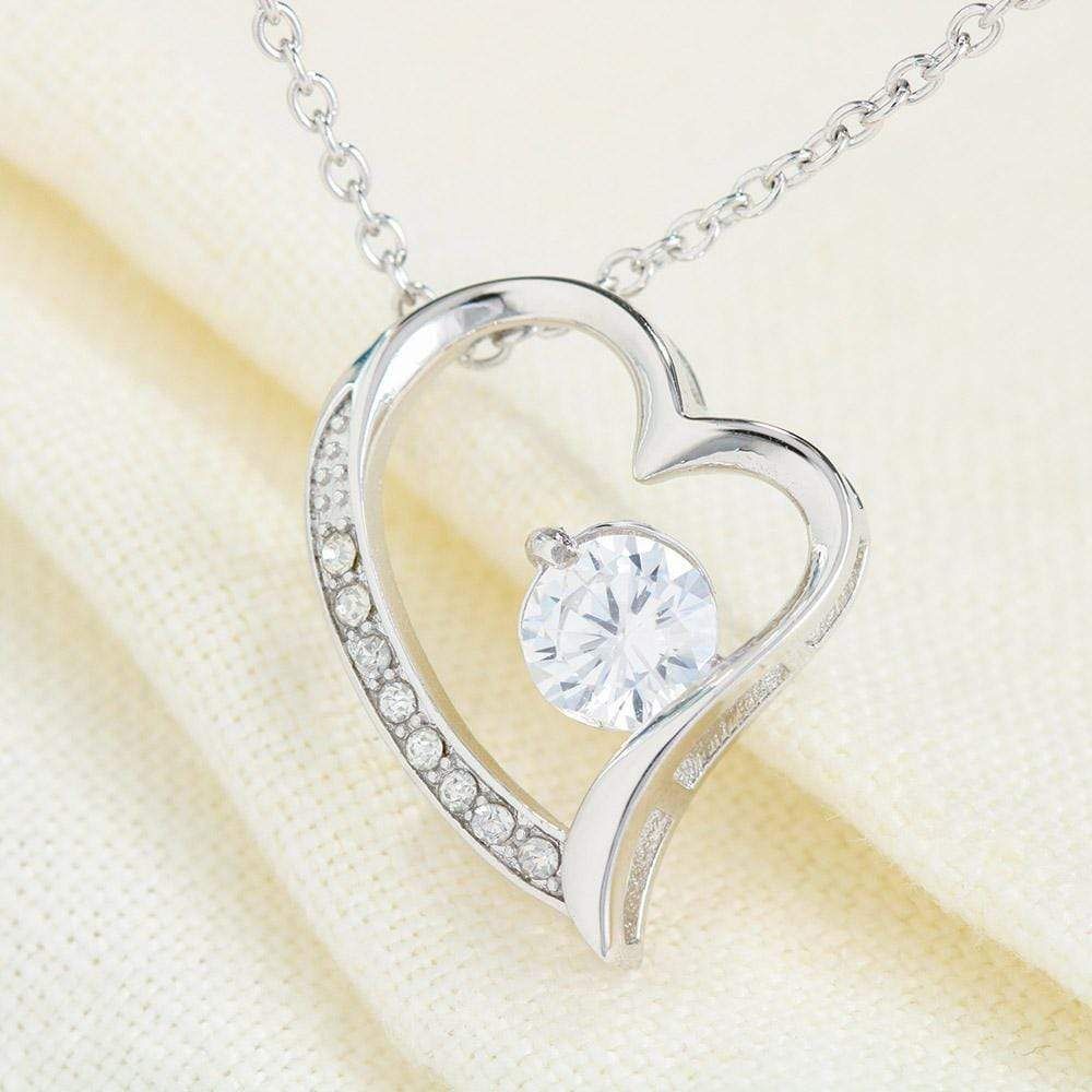 You Mean The World To Me Gift For Girlfriend Forever Love Necklace