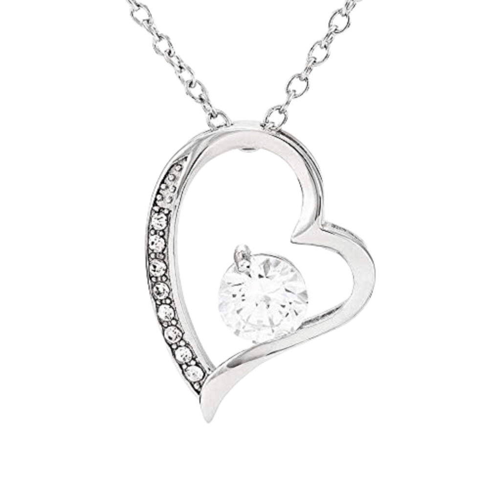 You Mean The World To Me Gift For Girlfriend Forever Love Necklace