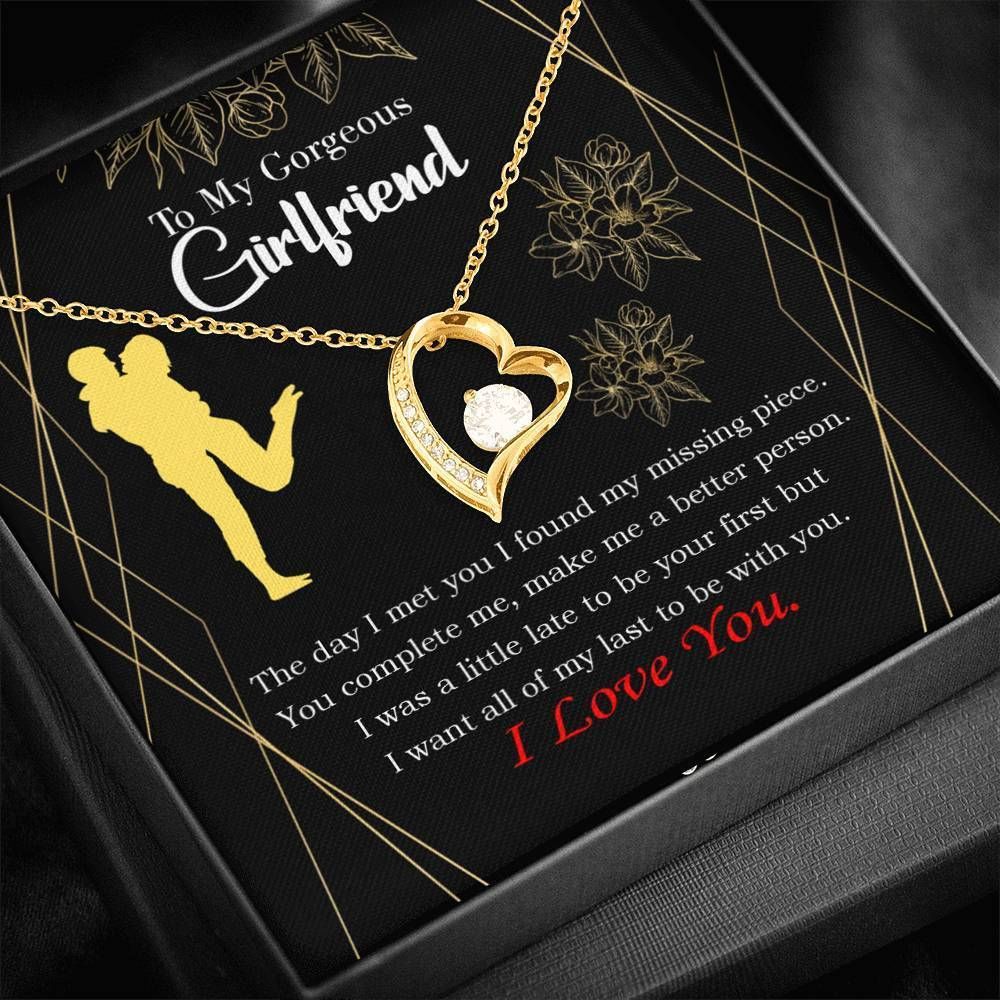 You Make Me A Better Person Gift For Girlfriend Forever Love Necklace