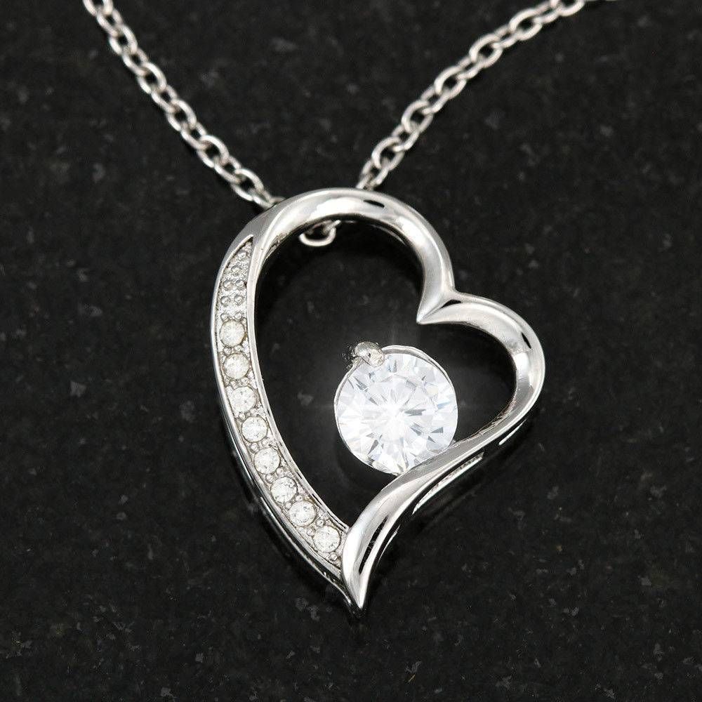 Have A Most Wonderful Day 18K Gold Forever Love Necklace Gift For Mom