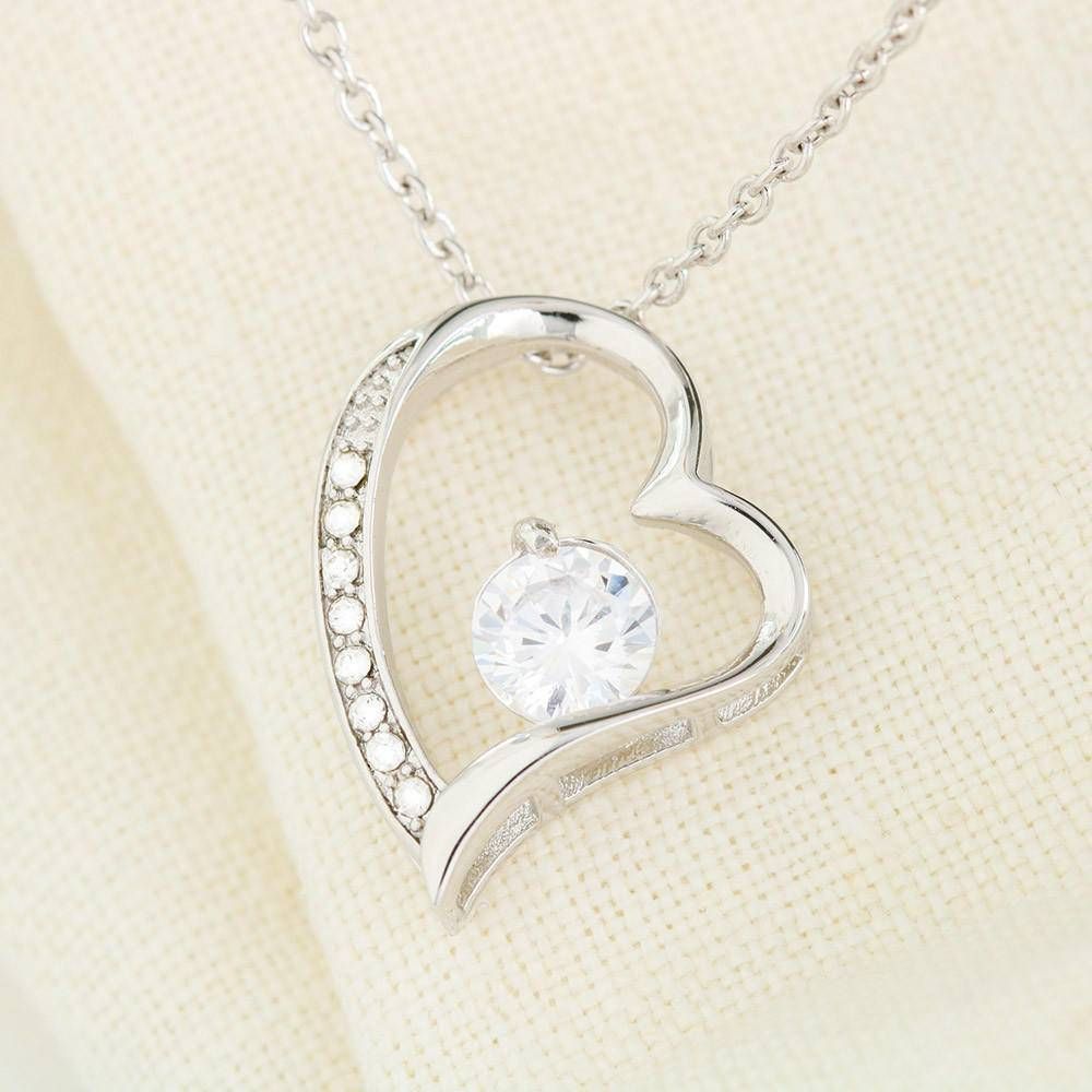 Have A Most Wonderful Day 18K Gold Forever Love Necklace Gift For Mom