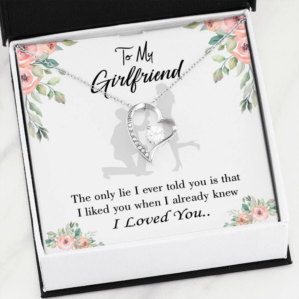 I Loved You Gift For Girlfriend Forever Love Necklace