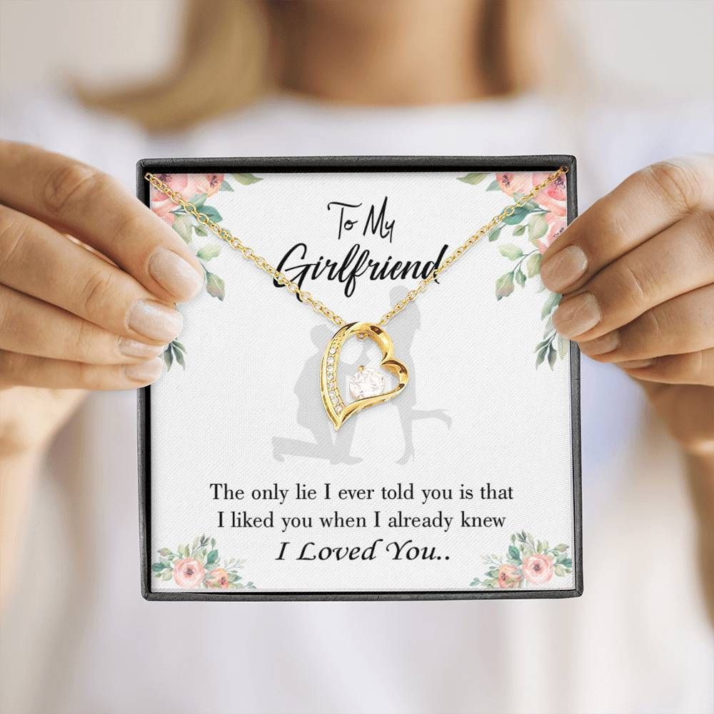 I Loved You Gift For Girlfriend Forever Love Necklace