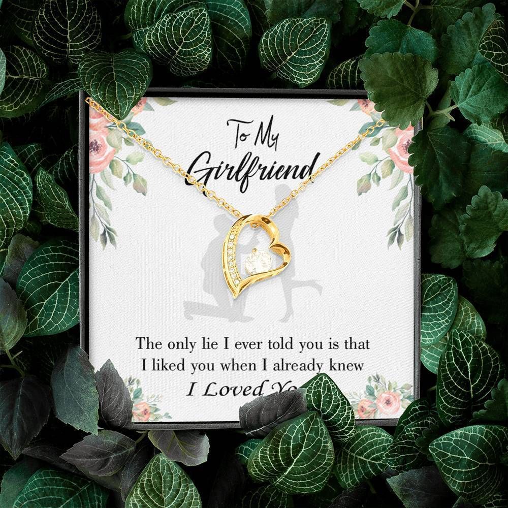 I Loved You Gift For Girlfriend Forever Love Necklace