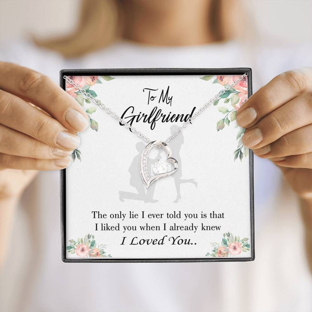 I Loved You Gift For Girlfriend Forever Love Necklace