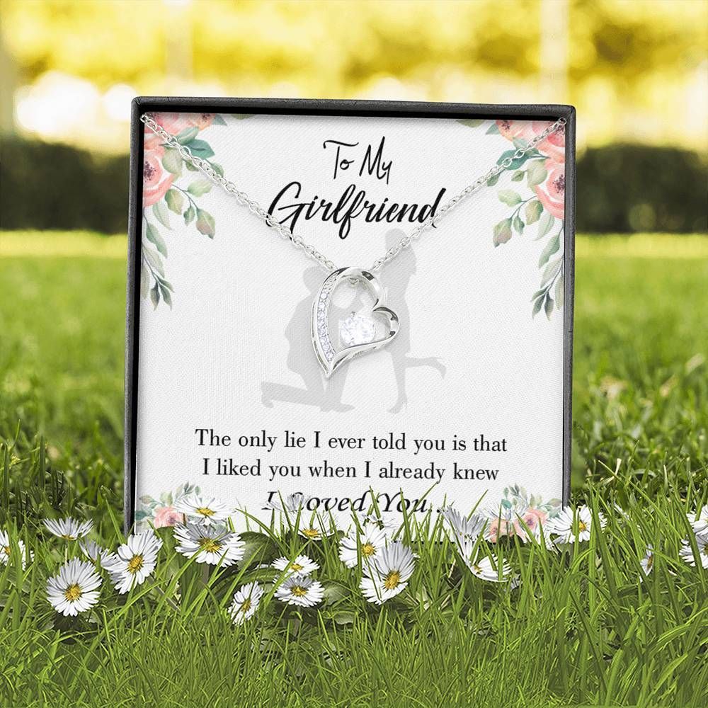 I Loved You Gift For Girlfriend Forever Love Necklace