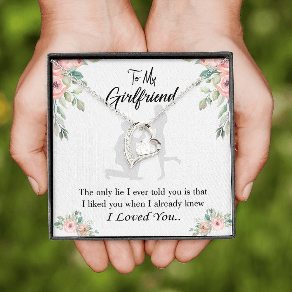 I Loved You Gift For Girlfriend Forever Love Necklace