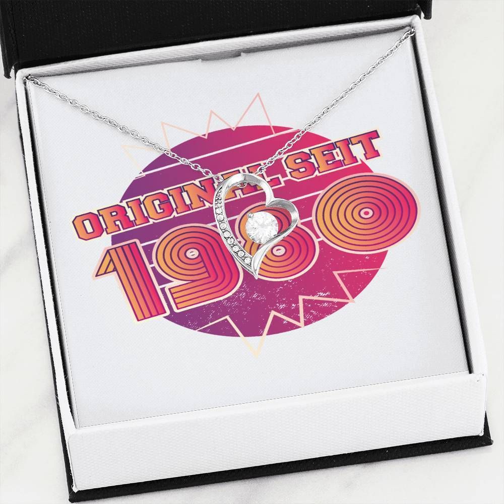 German Birthday 18K Gold Forever Love Necklace