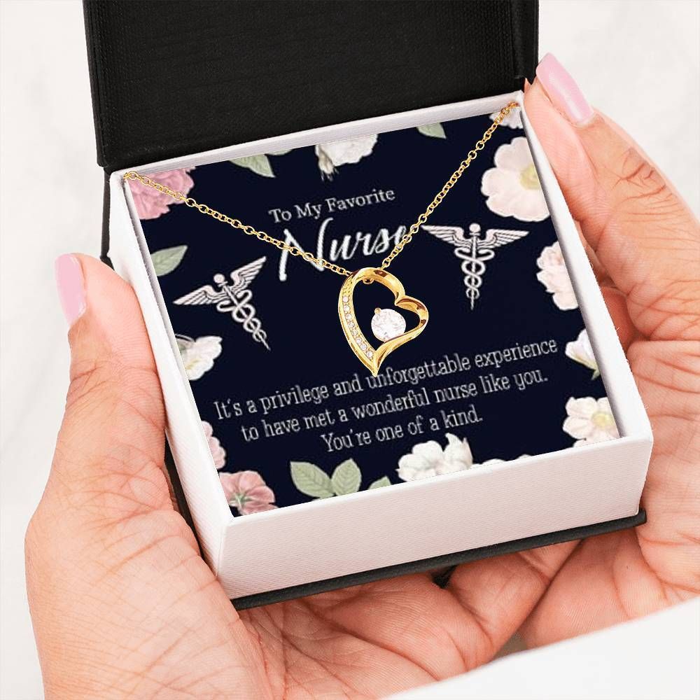 Gift For Nurse Lover You're One Of A Kind Forever Love Necklace