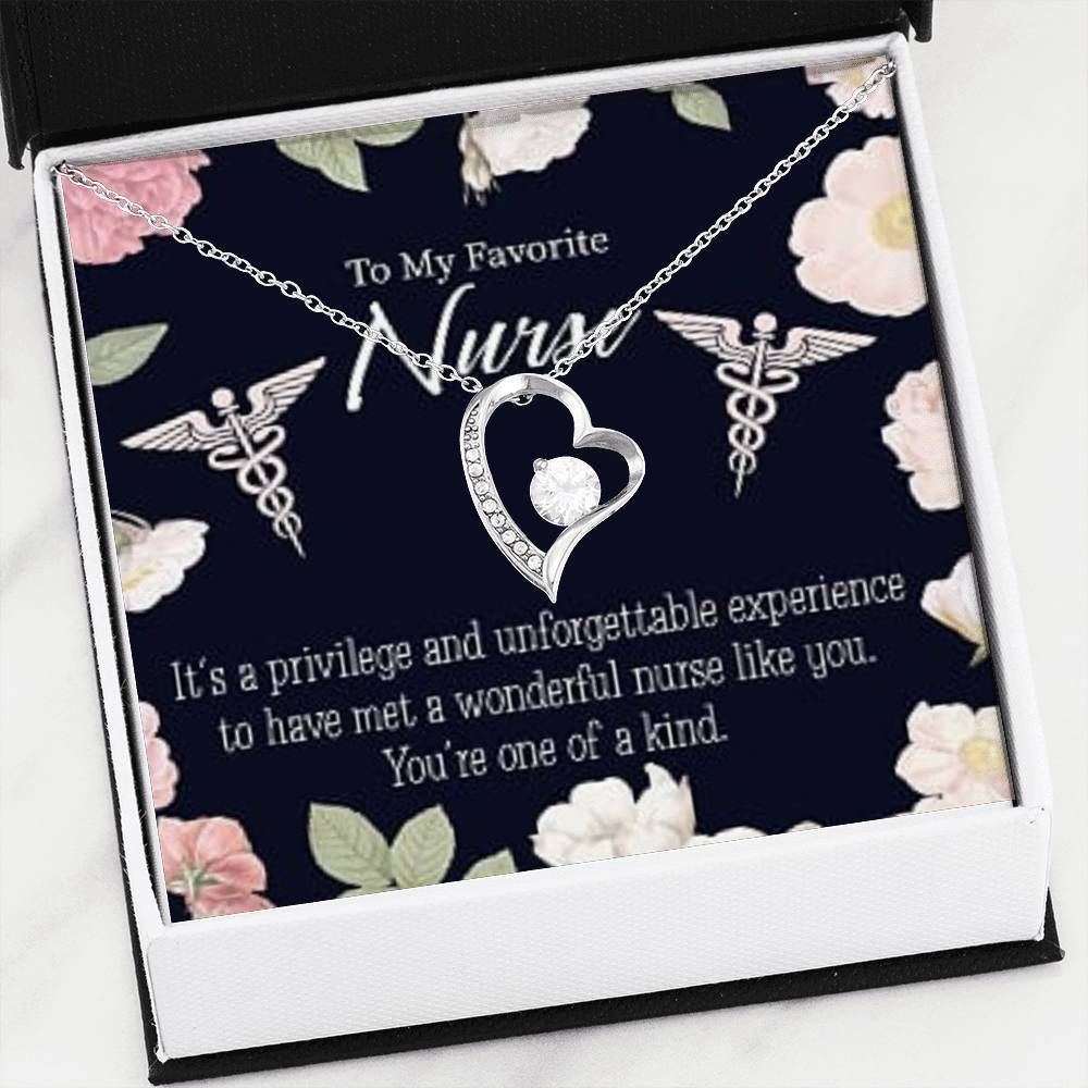 Gift For Nurse Lover You're One Of A Kind Forever Love Necklace