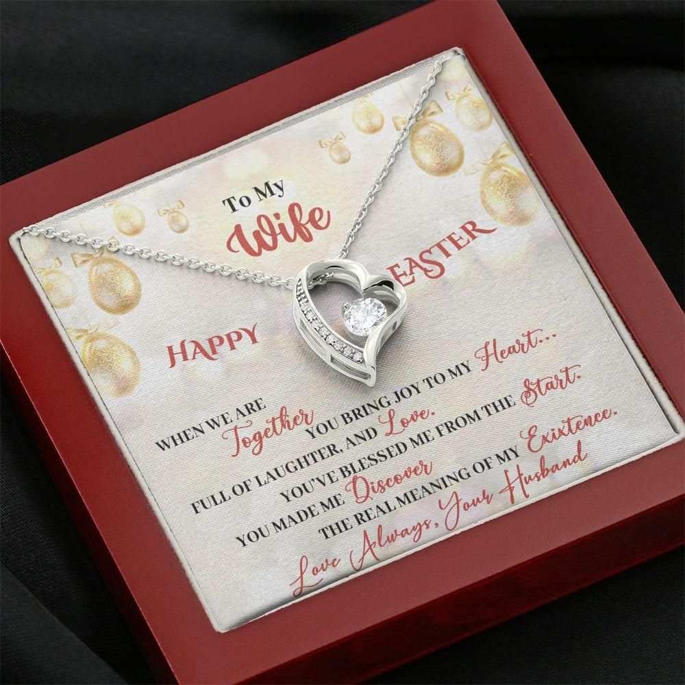 Happy Easter Gift For Wife Forever Love Necklace