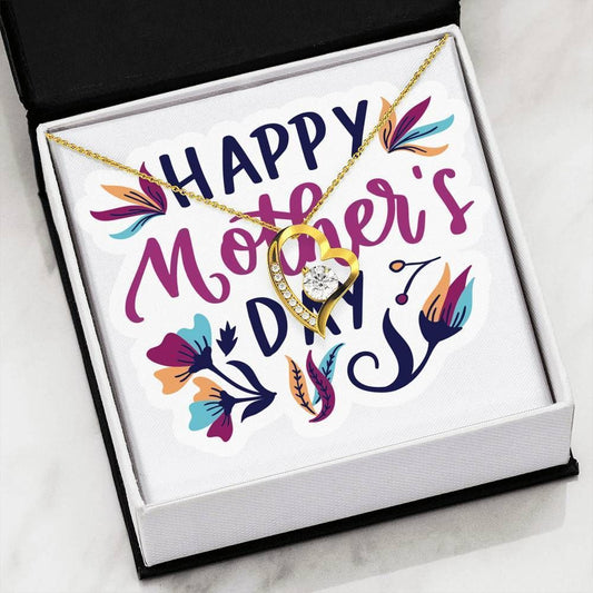 Happy Mother's Day Gift For Mom Forever Love Necklace