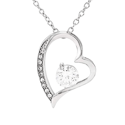 Happy Birthday To The Most Wonderful Gift For Her 18K Gold Forever Love Necklace