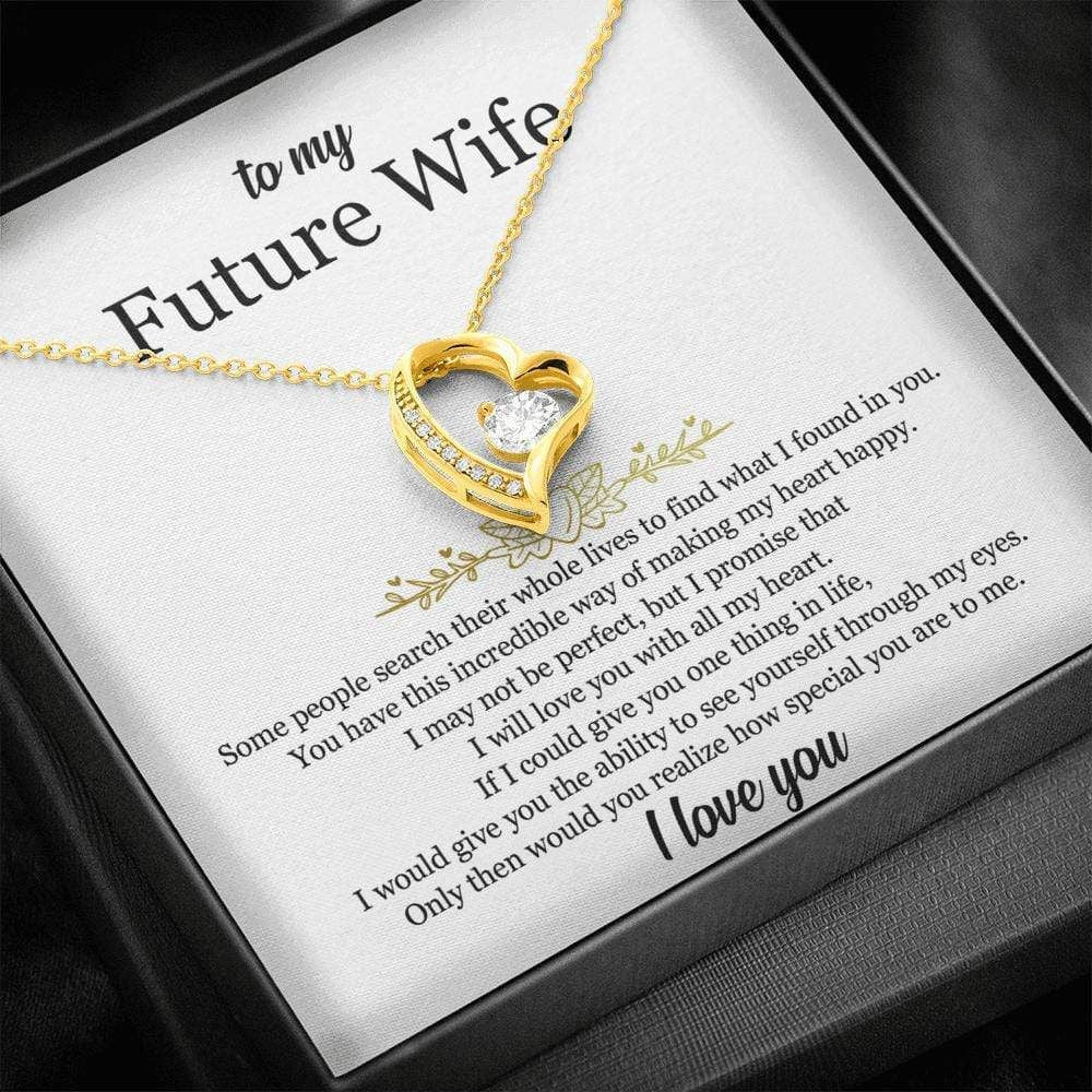 Forever Love Necklace With Mahogany Style Gift Box For Future Wife How Special You Are