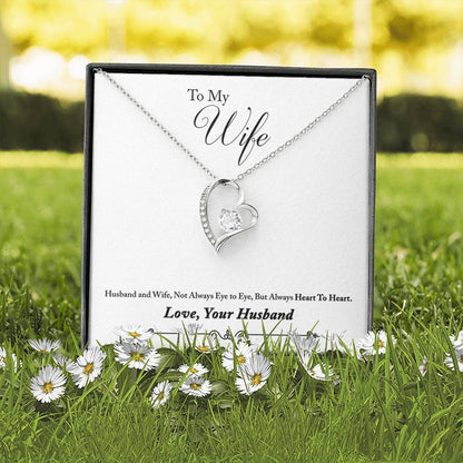 Gift For Wife Always Heart To Heart Forever Love Necklace