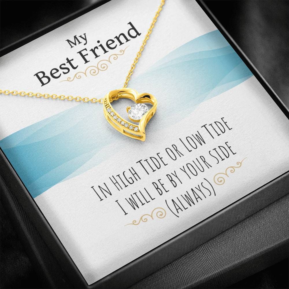 I Will Be By Your Side Gift For BFF Forever Love Necklace