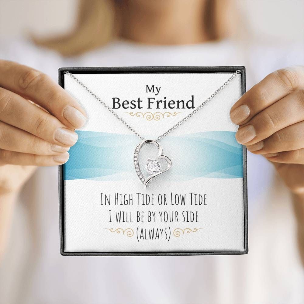 I Will Be By Your Side Gift For BFF Forever Love Necklace