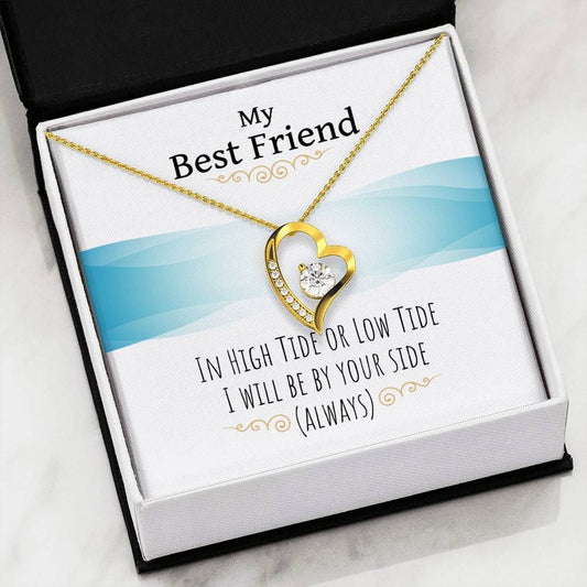 I Will Be By Your Side Gift For BFF Forever Love Necklace